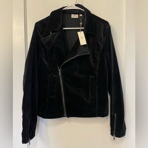 AG ADRIANO GOLDSCHMIED Quincy Biker Jacket True Black